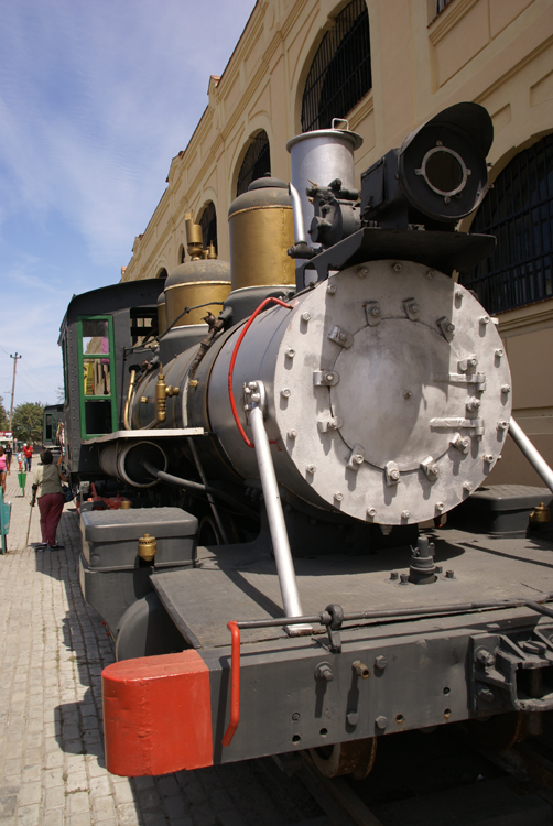 Restored steam train, Havana, Cuba