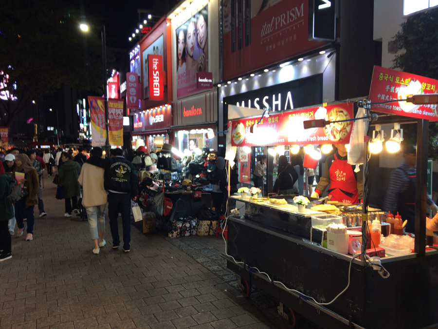 Seoul street night market, Korea