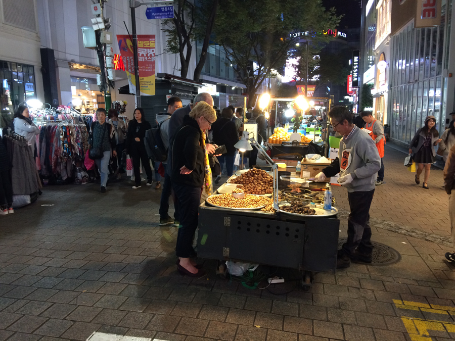 Seoul street night market, Korea