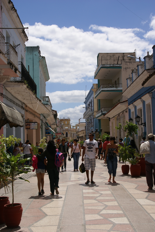Looking south on Independencia Sur, Sancti Spiritus, Cuba