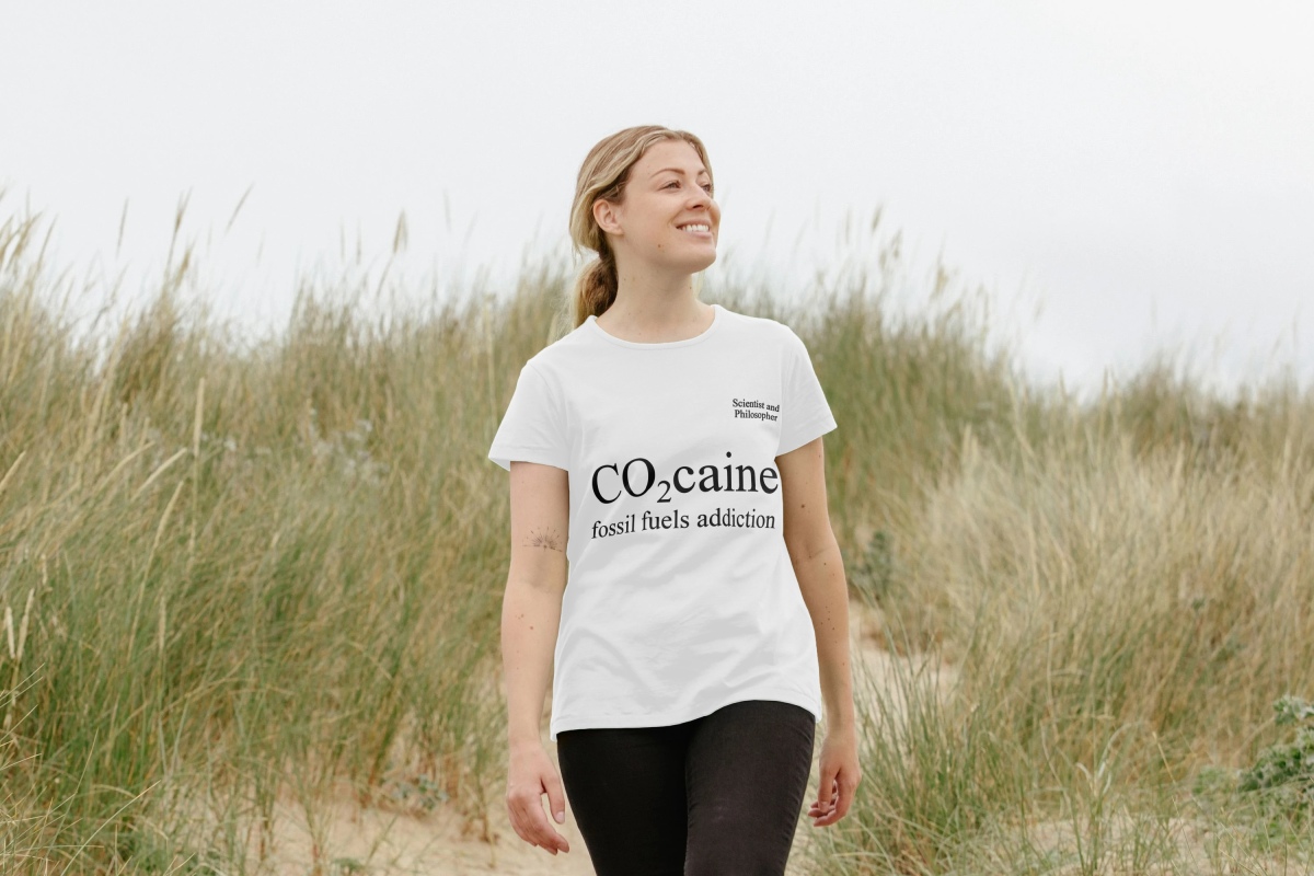 Women’s CO2caine – organic cotton T-shirt