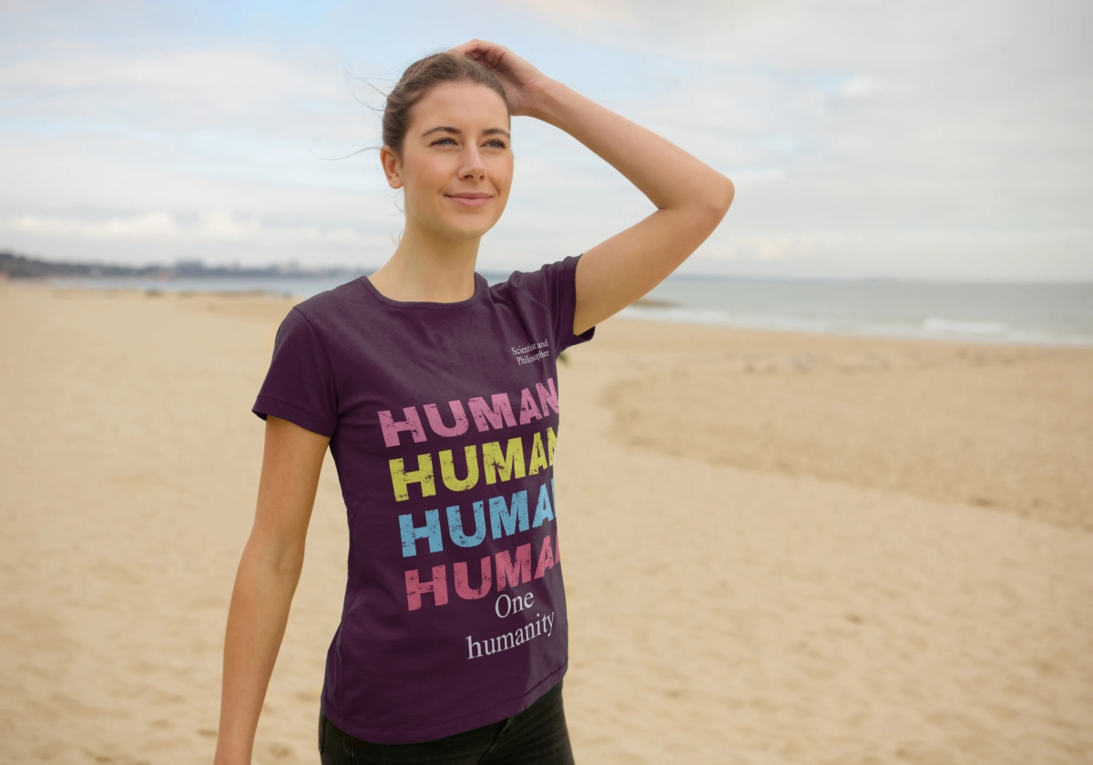 Women’s One humanity – organic cotton T-shirt V1W