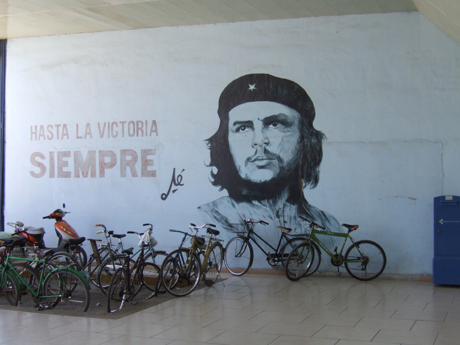 Hasta La Victoria Siempre, Santa Clara bus station, Cuba, Until The Victory Always, one of the world's heroes for the ordinary human