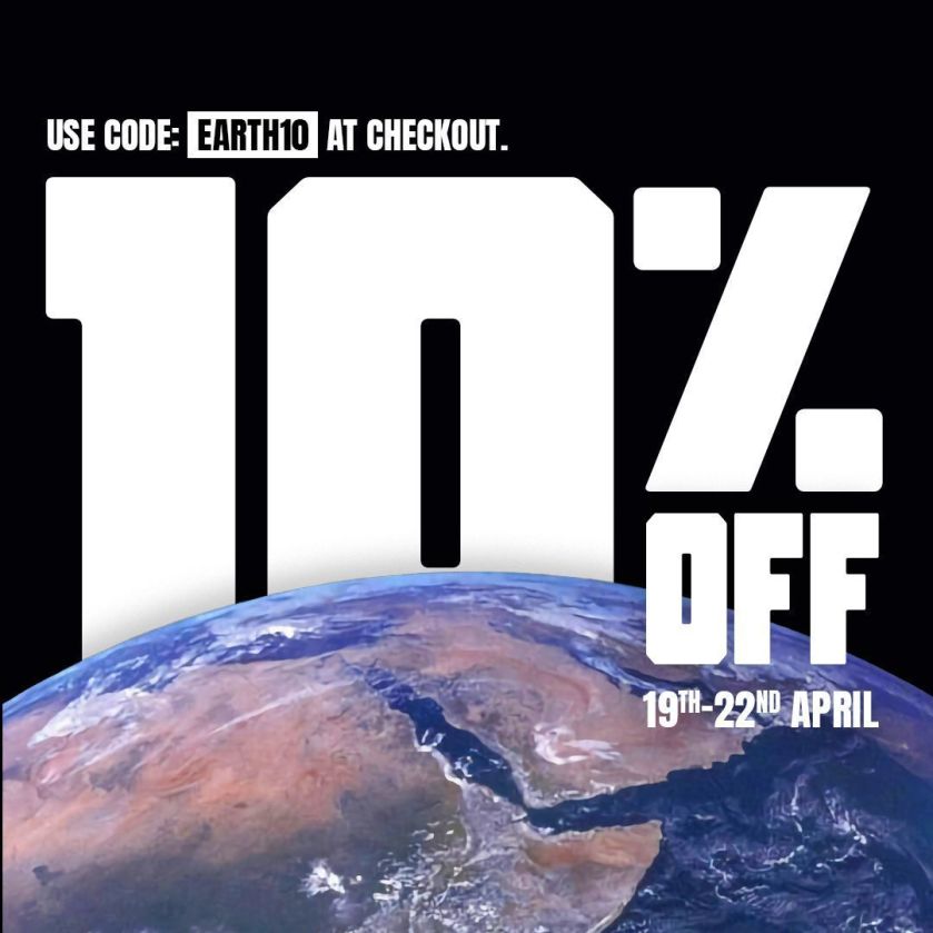 Earthday 10% discount